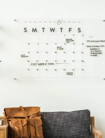 diy acrylic wall calendar