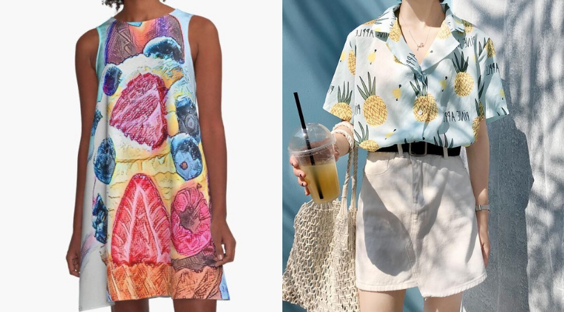 Mix And Match: Fruity Print Combo Outfit